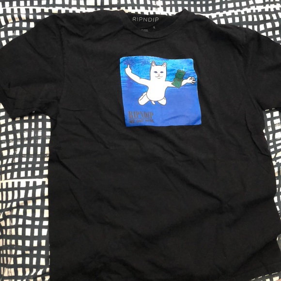 Black rip n dip t-shirt lord nermal - Picture 2 of 2
